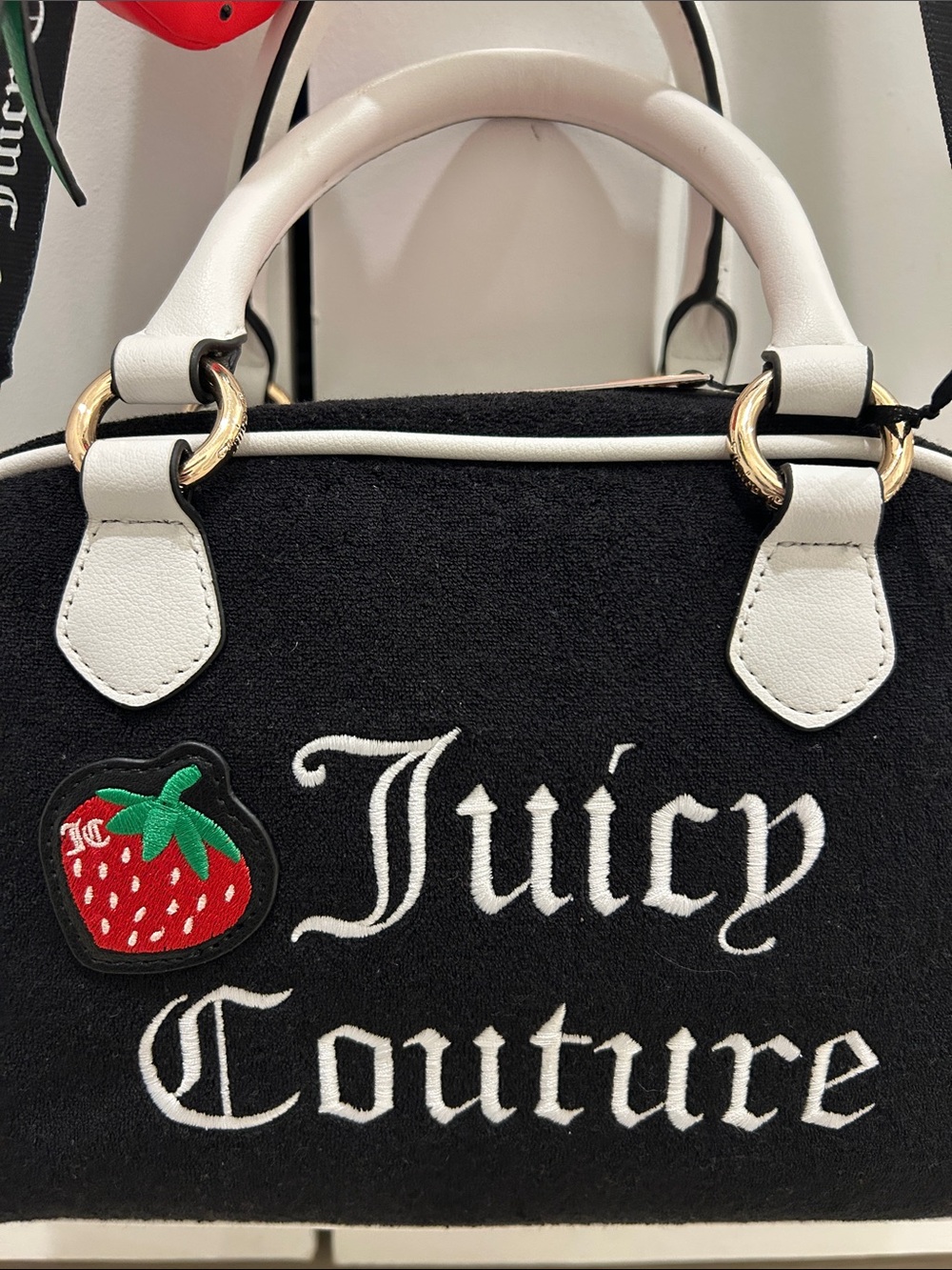 Juicy Couture Exclusive (NWT) Sweet N Juicy "Apple" Satchel - Picture 4 of 14